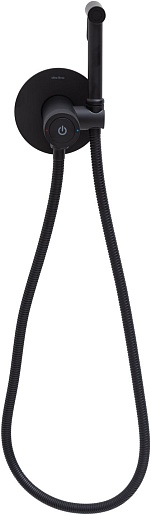 Allen Brau Смеситель с гигиеническим душем Liberty 5.33005-31 (с внутренней частью) черный матовый – картинка-7